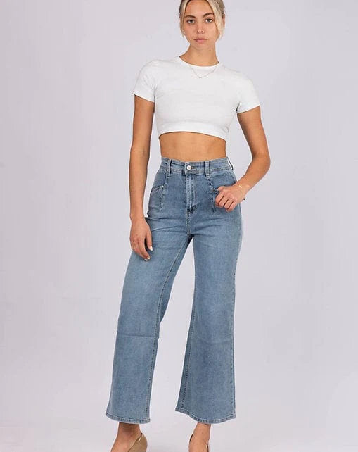 wide leg jeans