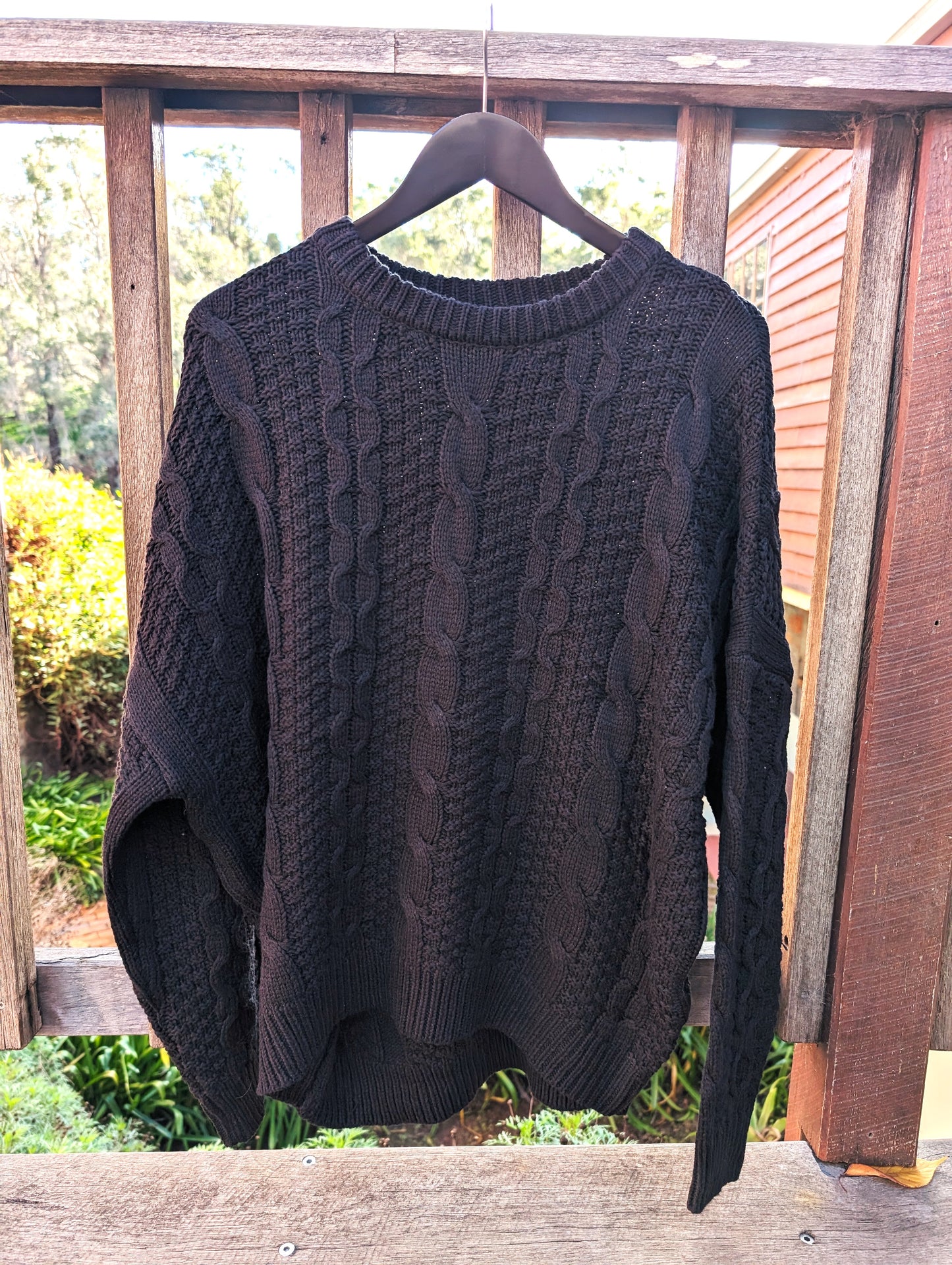 Knit jumper black