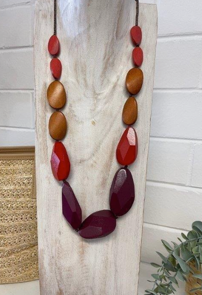 Wooden necklace