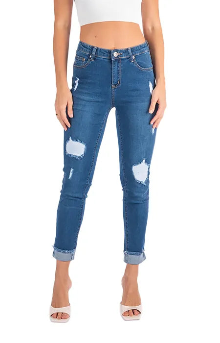 high rise jeans